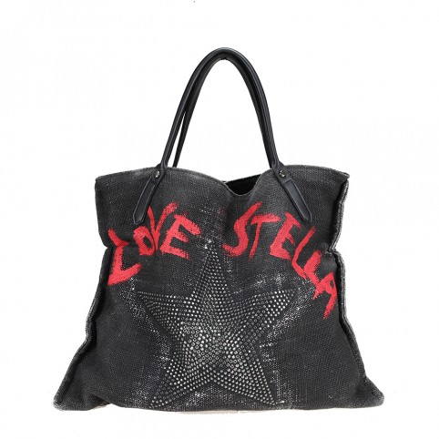 Love Stella Canvas/leather Tote